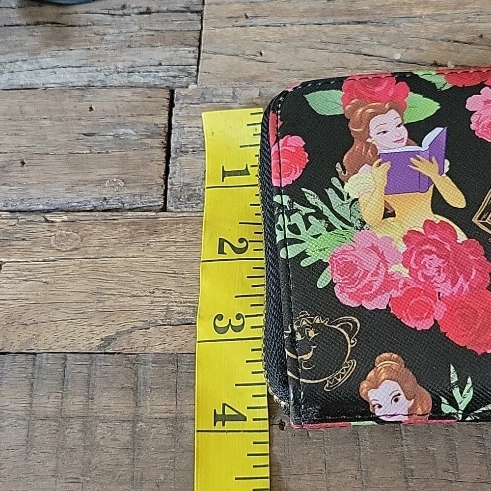 Disney × Loungefly Belle Beauty and The Beast Full Zipper Wallet